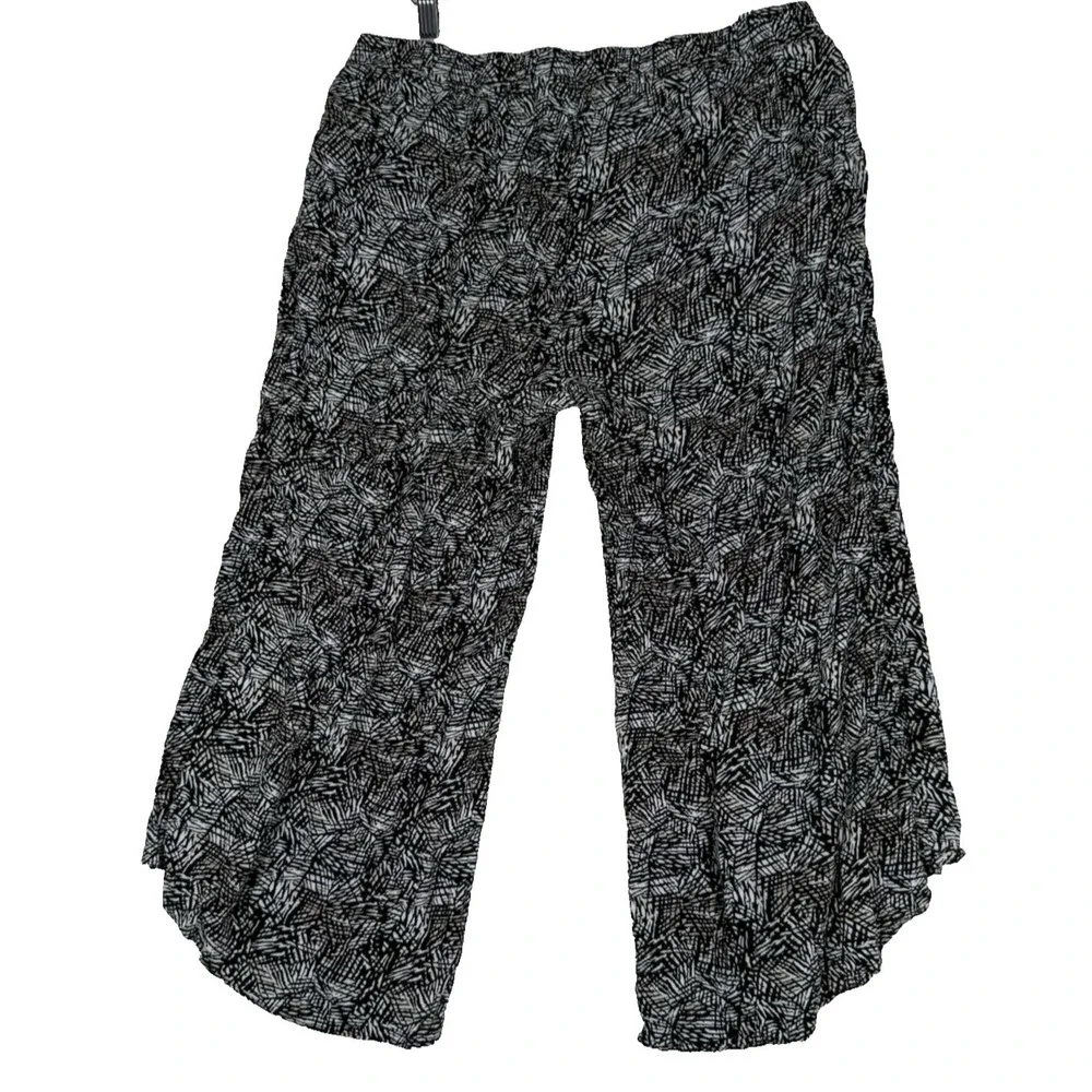Cato C Est 1946 Wide Leg Pants Womens 14W 16W Tulip Leg Boho Hippie Artsy‎ - Picture 4 of 11